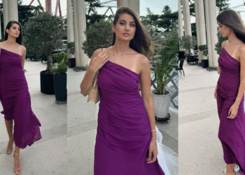 ანა შელიას ზაფხული: ჰაეროვანი სტილი და თავის მოვლის რუტინა